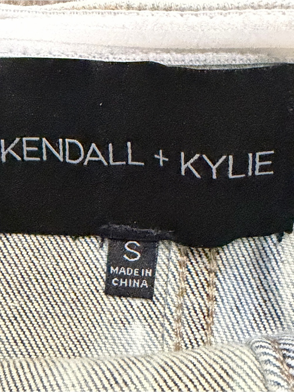 NWT Kendall + Kylie Denim Cotton Tube Top - Picture 4 of 6